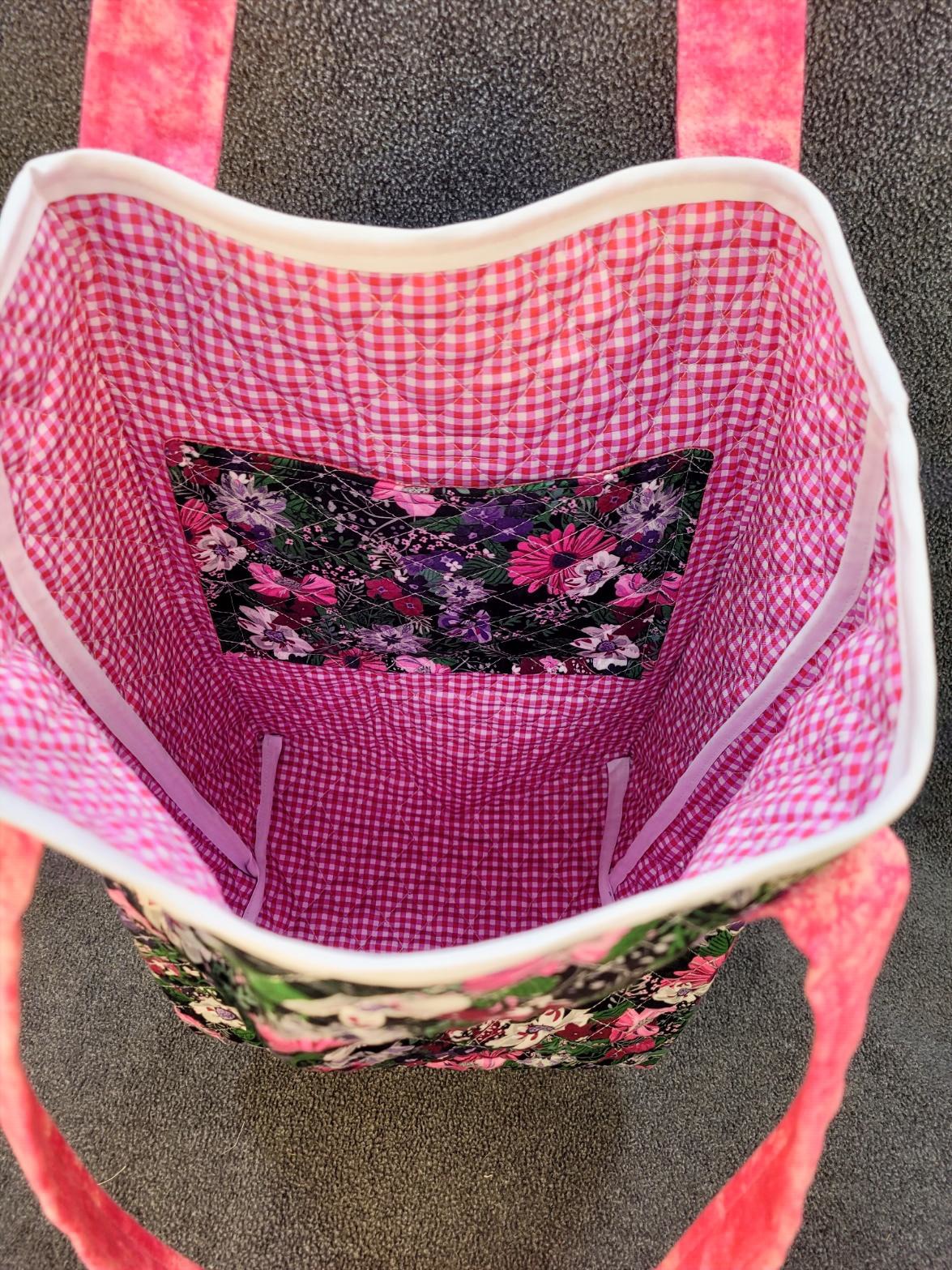 Ebony Floral Tote bag