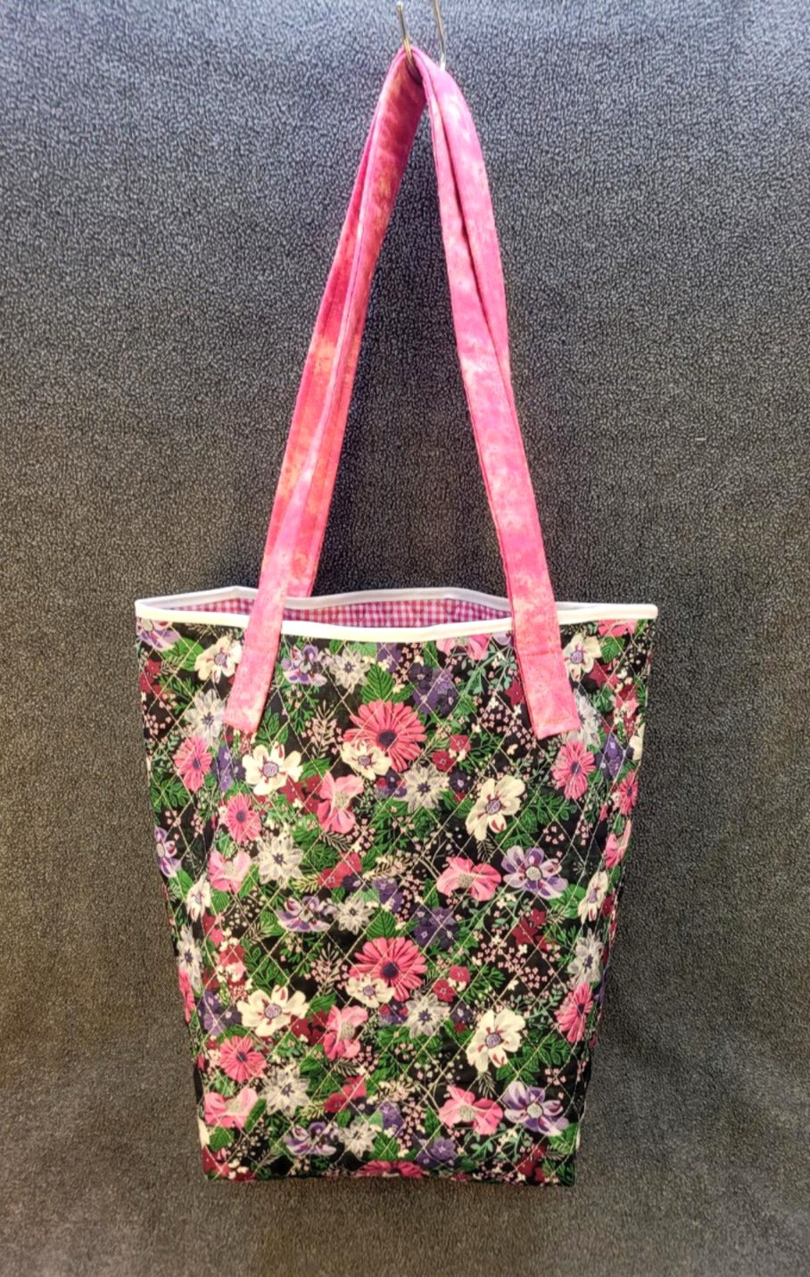 Ebony Floral Tote bag
