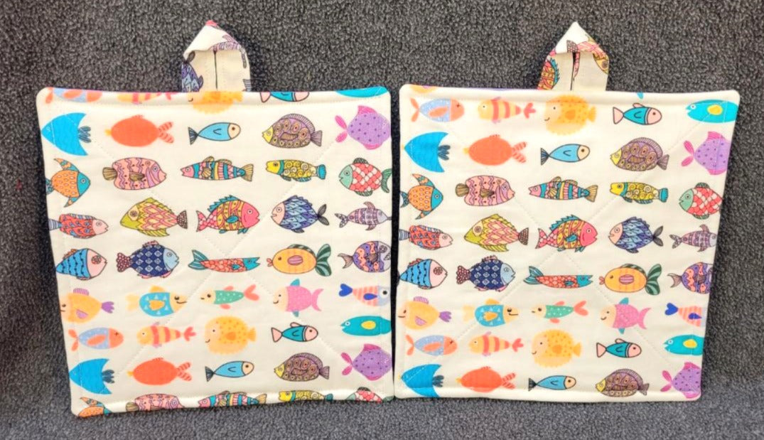 Loop Towel and potholder set