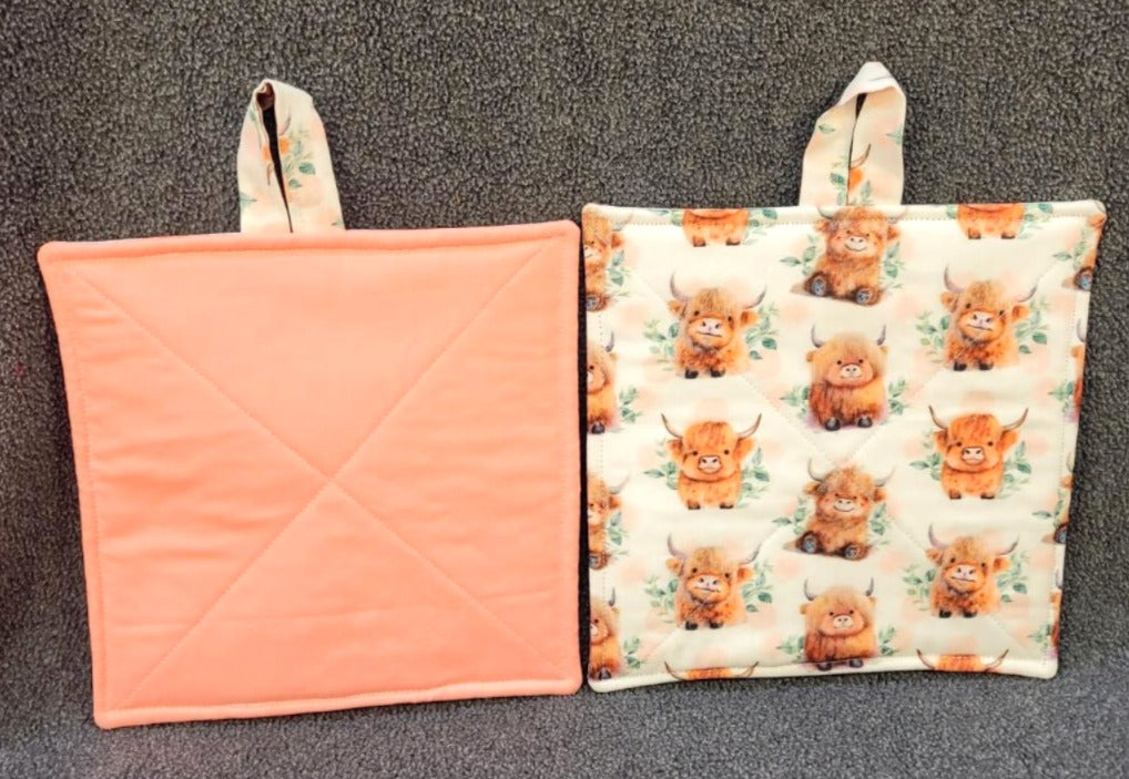 Loop Towel and potholder set