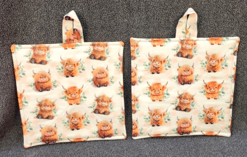 Loop Towel and potholder set