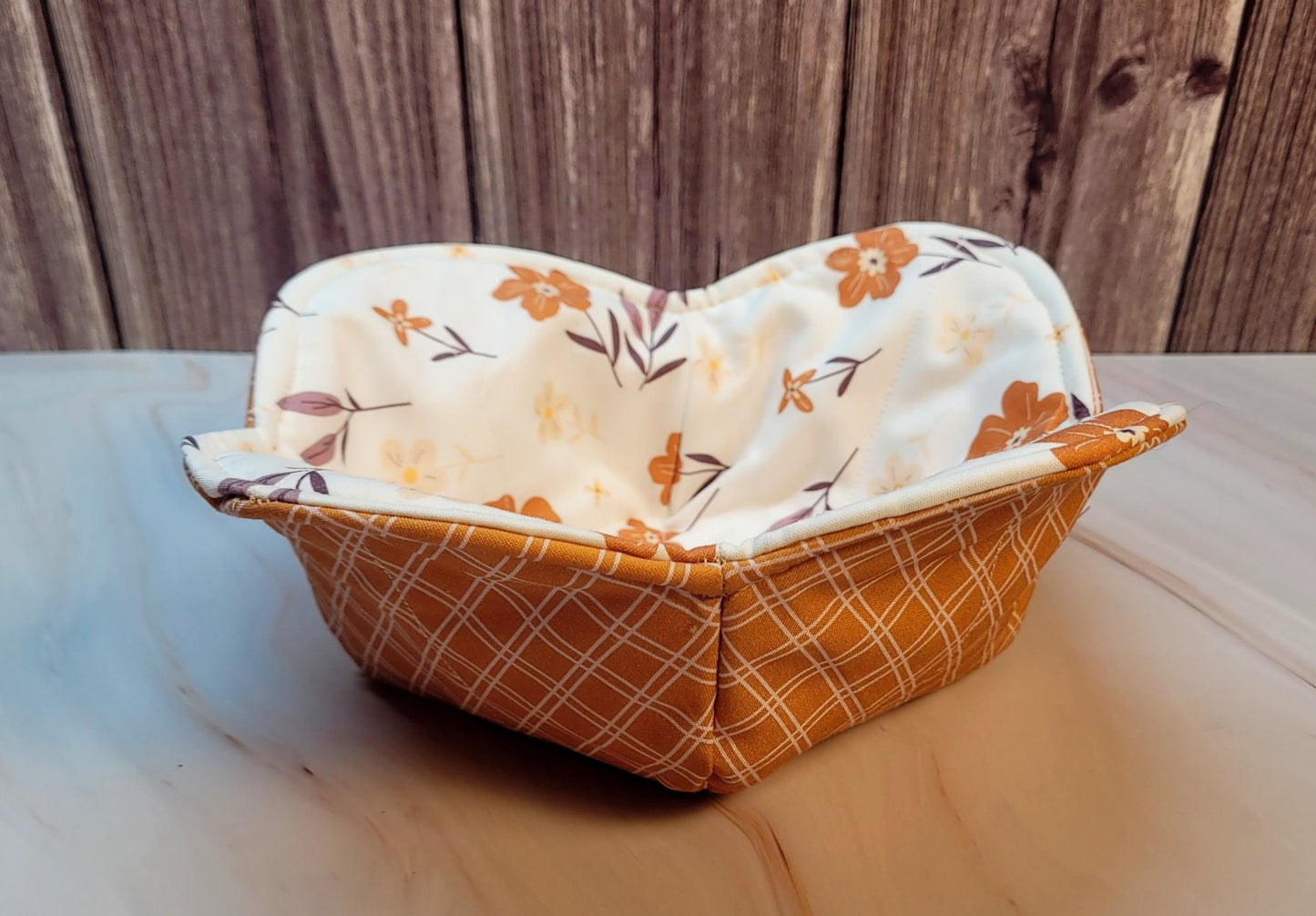 Quilted Fabric Bowl Cozy, set #2