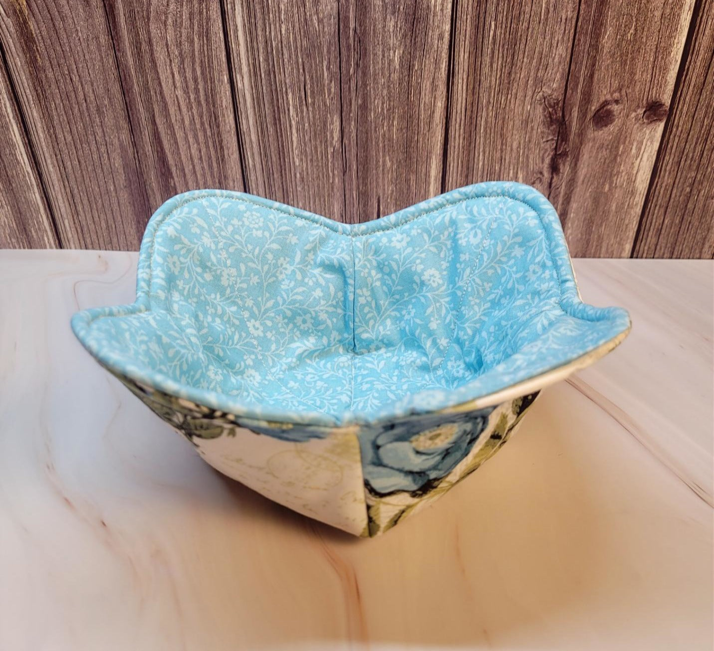 Quilted Fabric Bowl Cozy, set #5