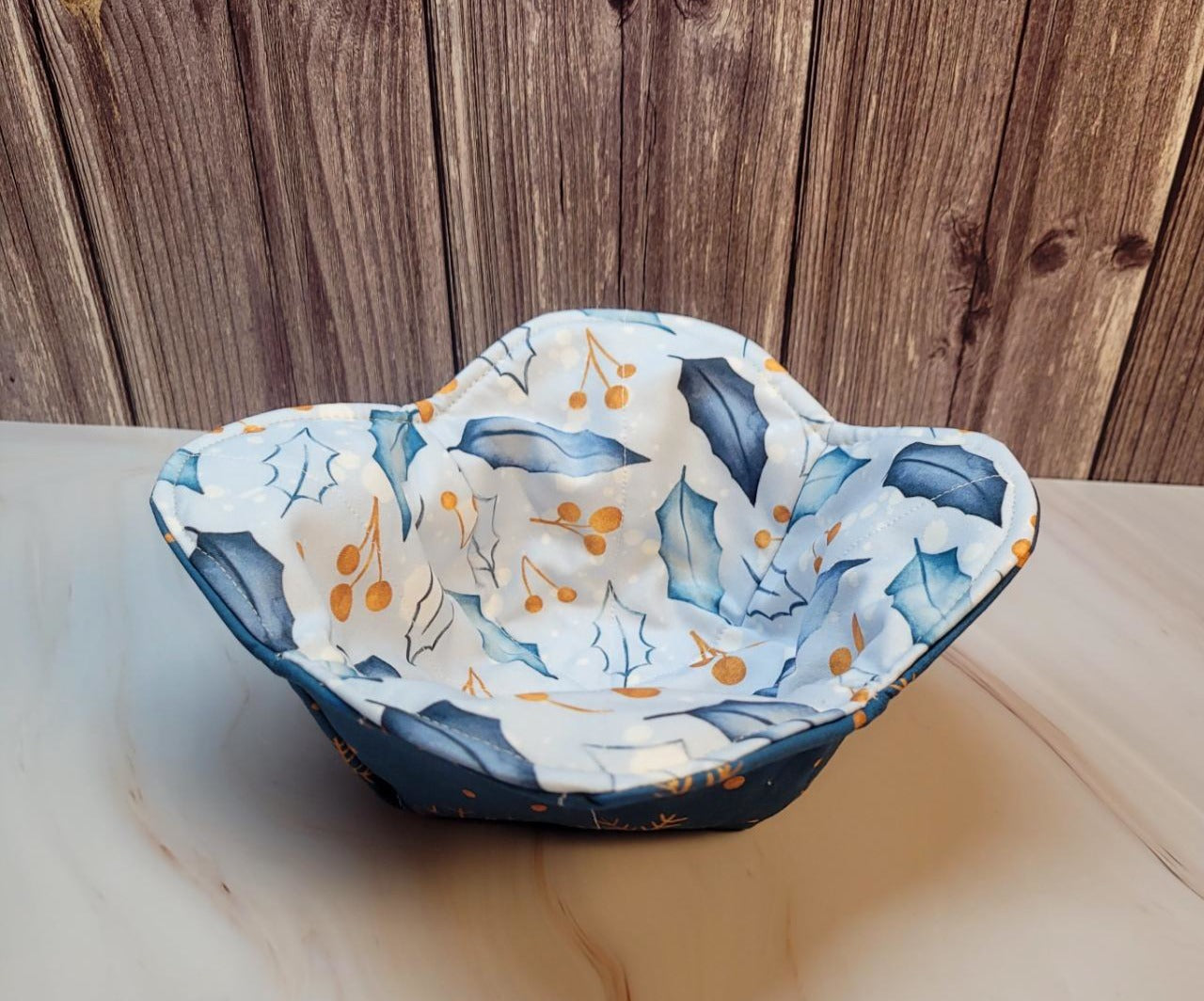 Quilted Fabric Bowl Cozy, set #3