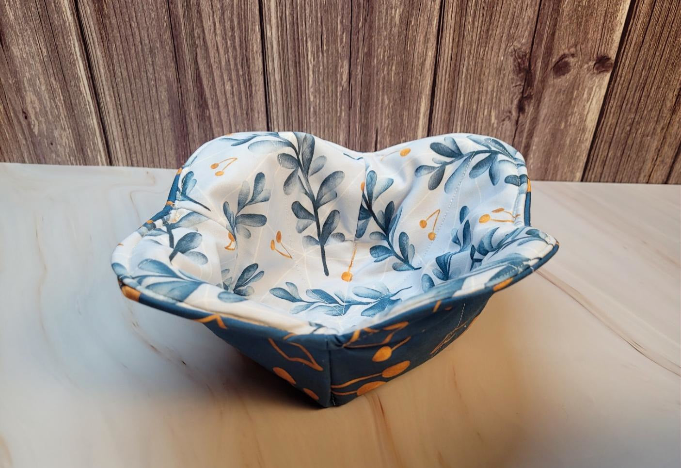 Quilted Fabric Bowl Cozy, set #3