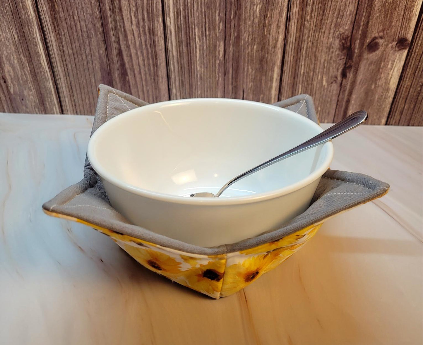 Quilted Fabric Bowl Cozy, set #7