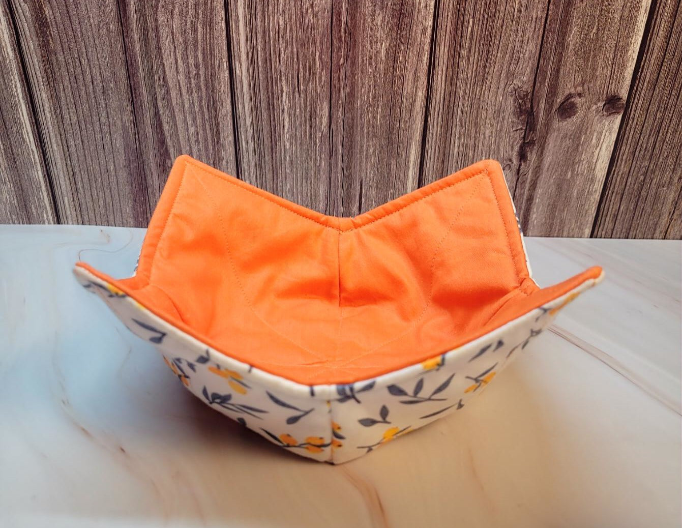 Quilted Fabric Bowl Cozy, set #12