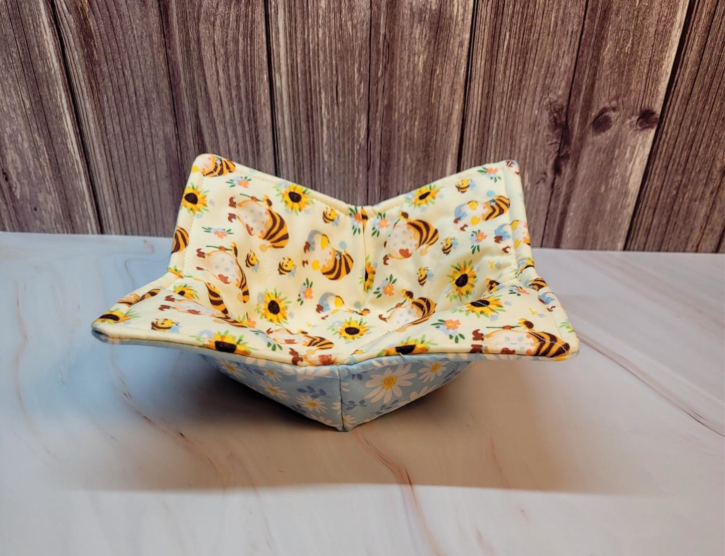 Quilted Fabric Bowl Cozy, set #11