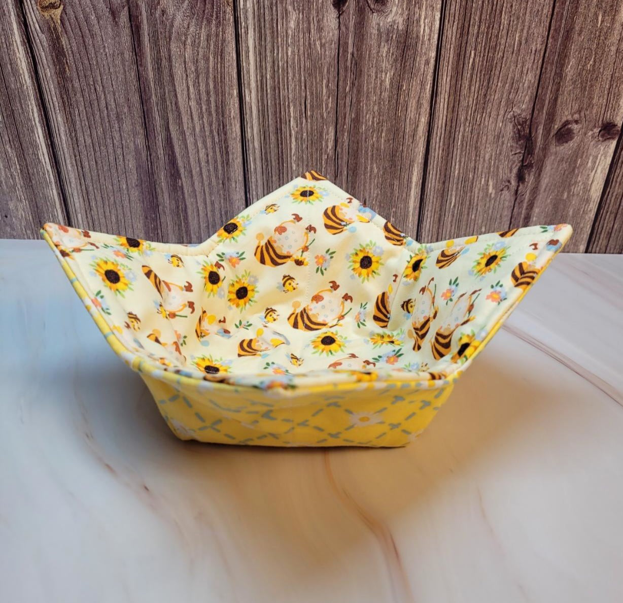 Quilted Fabric Bowl Cozy, set #11