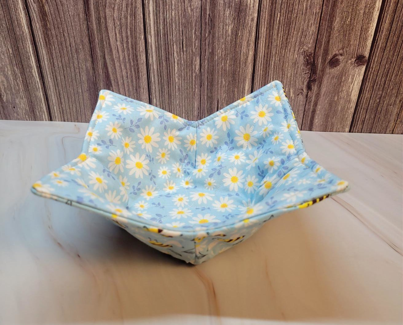 Quilted Fabric Bowl Cozy, set #10