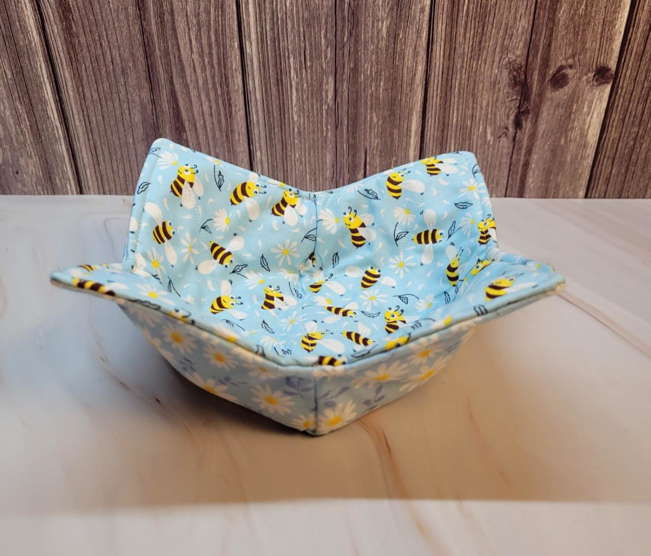 Quilted Fabric Bowl Cozy, set #10