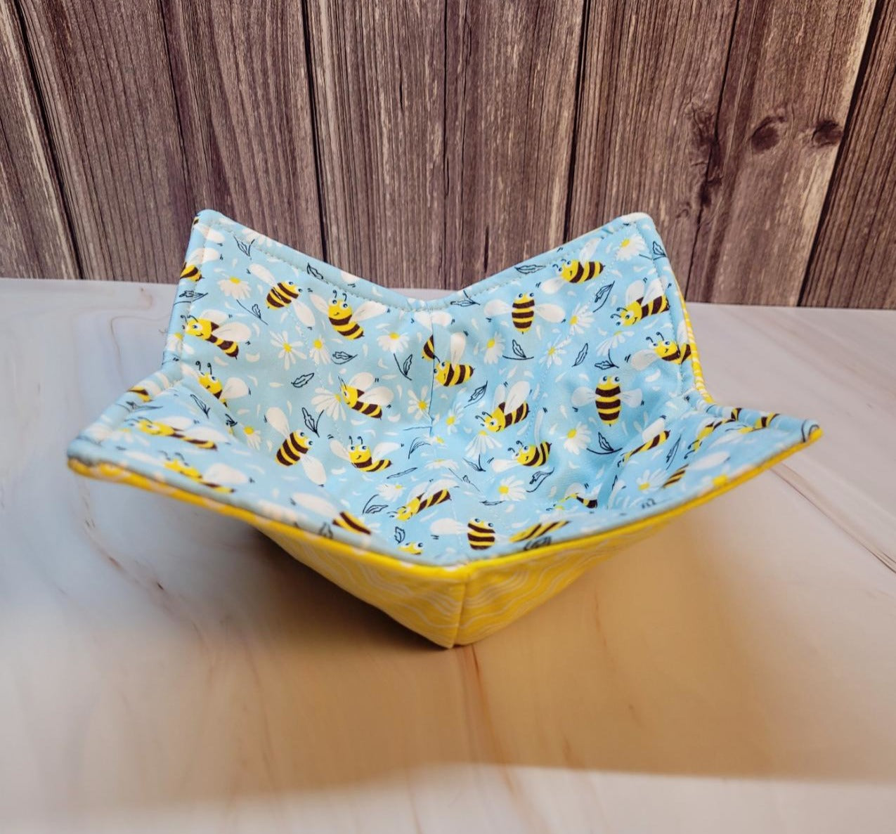 Quilted Fabric Bowl Cozy, set #10