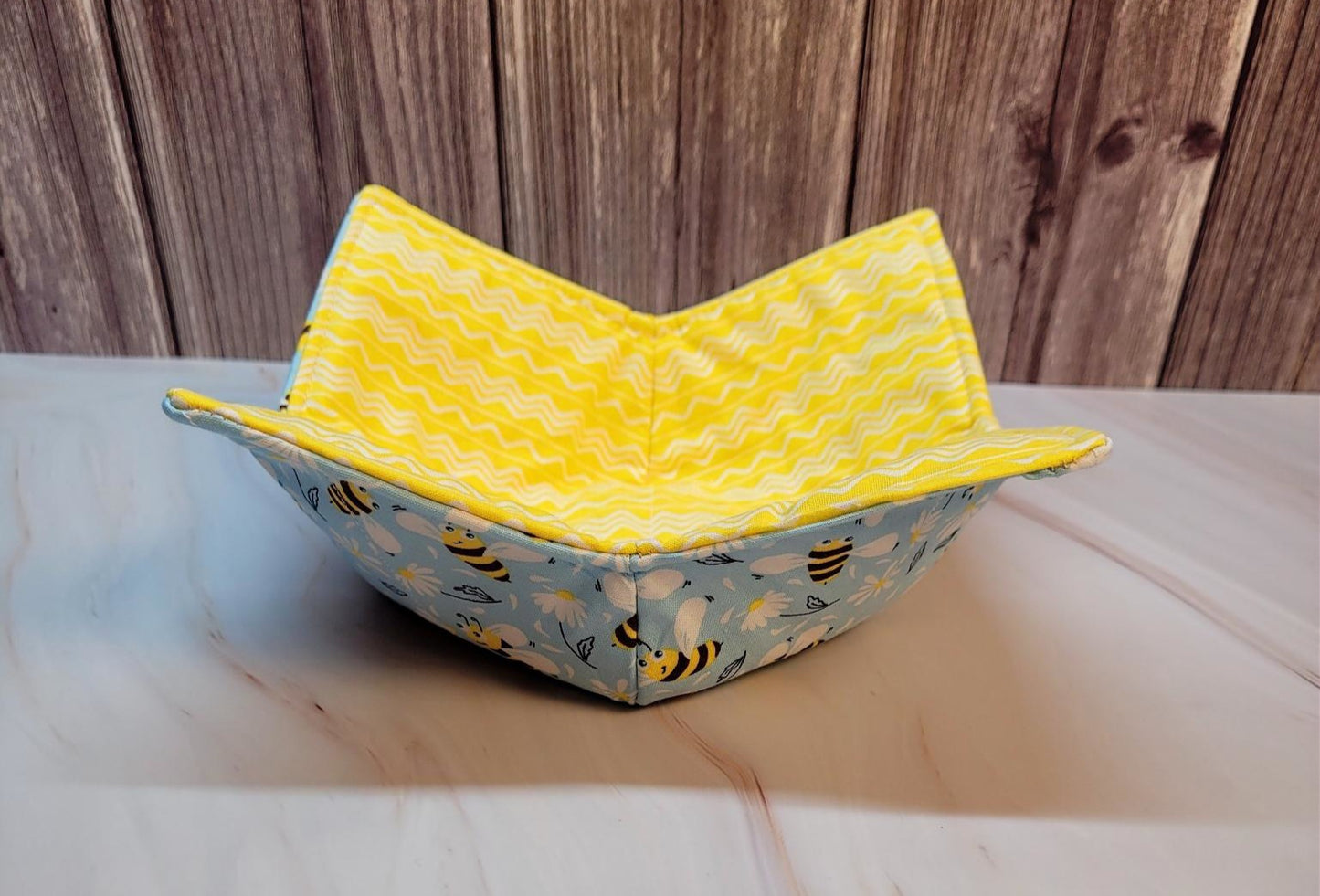 Quilted Fabric Bowl Cozy, set #10