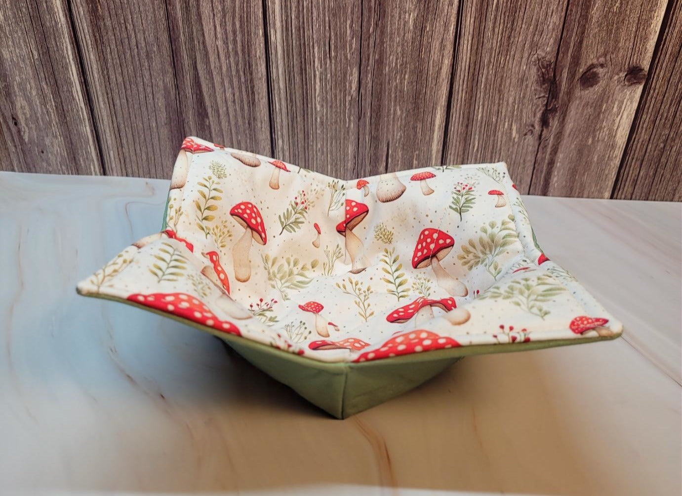 Quilted Fabric Bowl Cozy, set #9