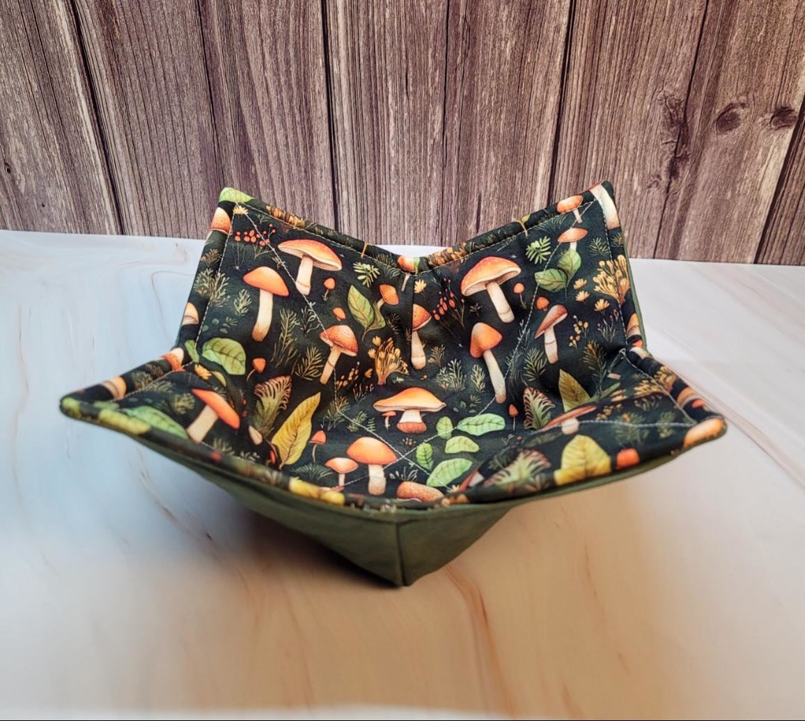 Quilted Fabric Bowl Cozy, set #8