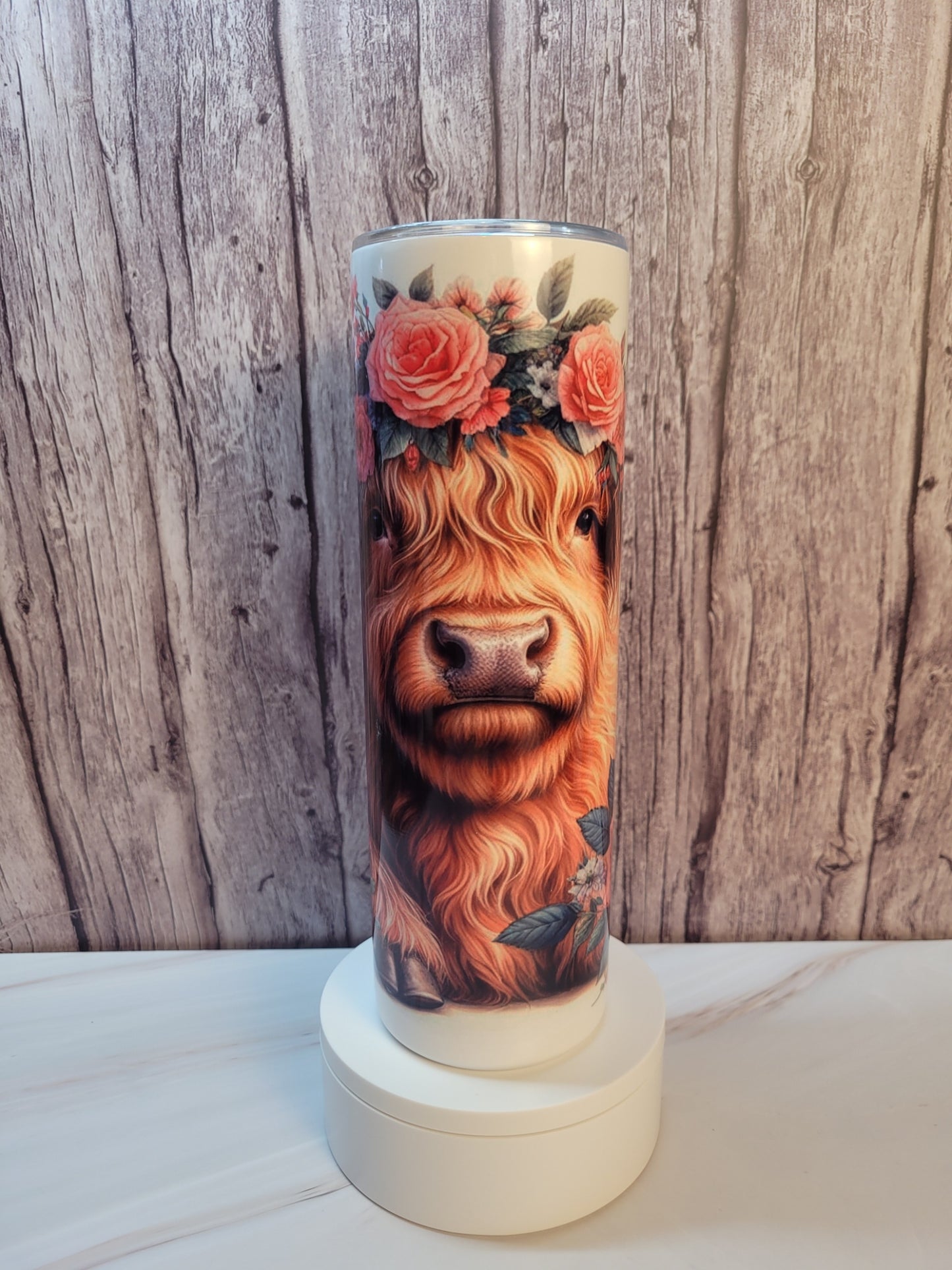 Highland Cow insulated 30 oz. steel tumbler