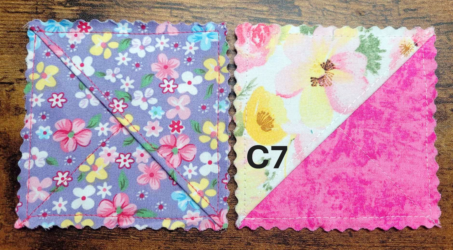 Fabric Corner Bookmark, 2 pack