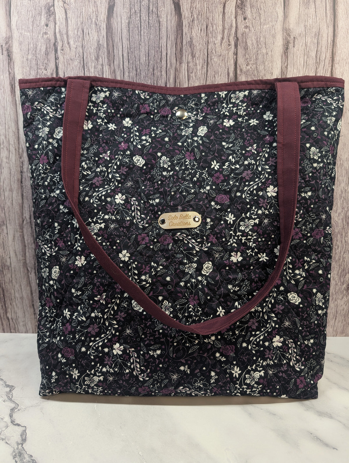 Crimson Garden Tote