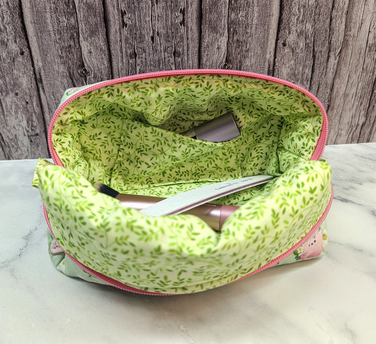 Quilted Essentials Zipper Pouch