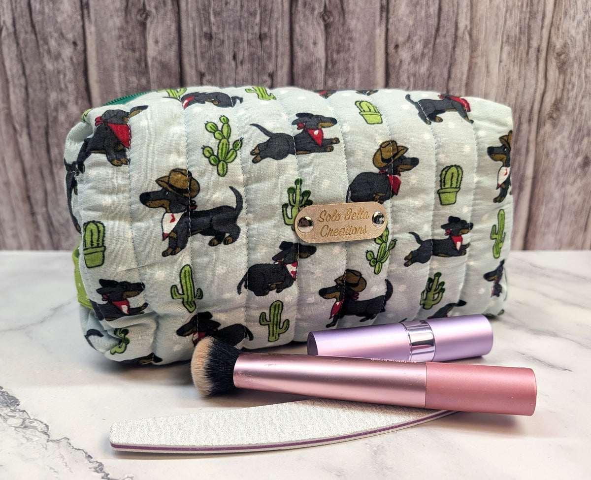 Quilted Essentials Zipper Pouch