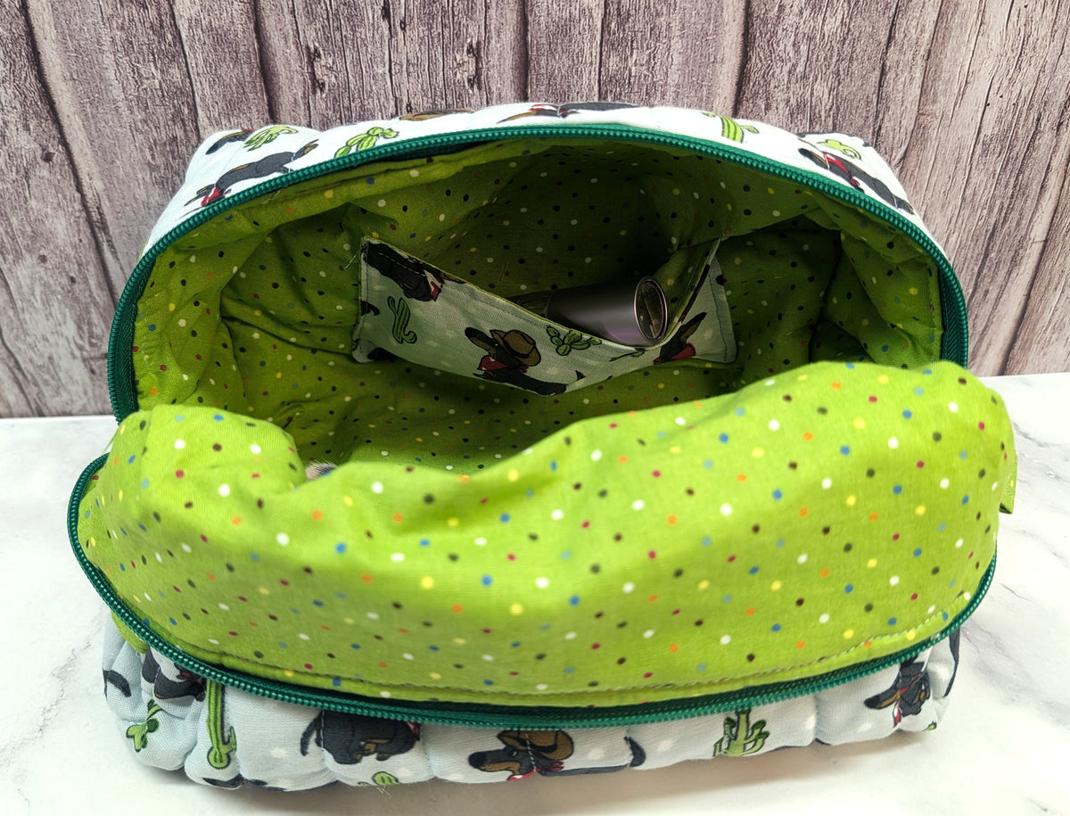 Quilted Essentials Zipper Pouch