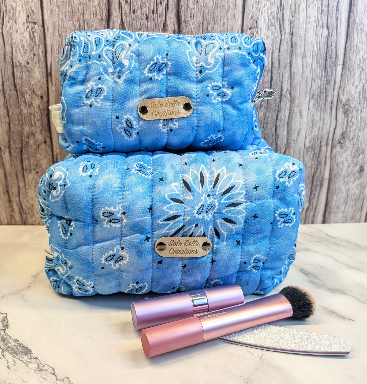 Quilted Essentials Zipper Pouch