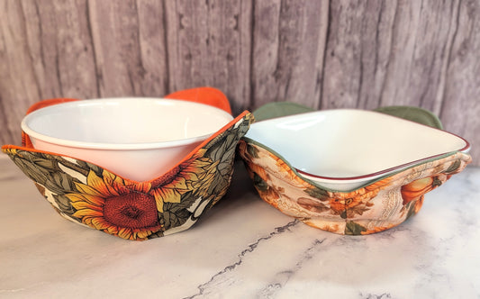 Quilted Fabric Bowl Cozy set #5