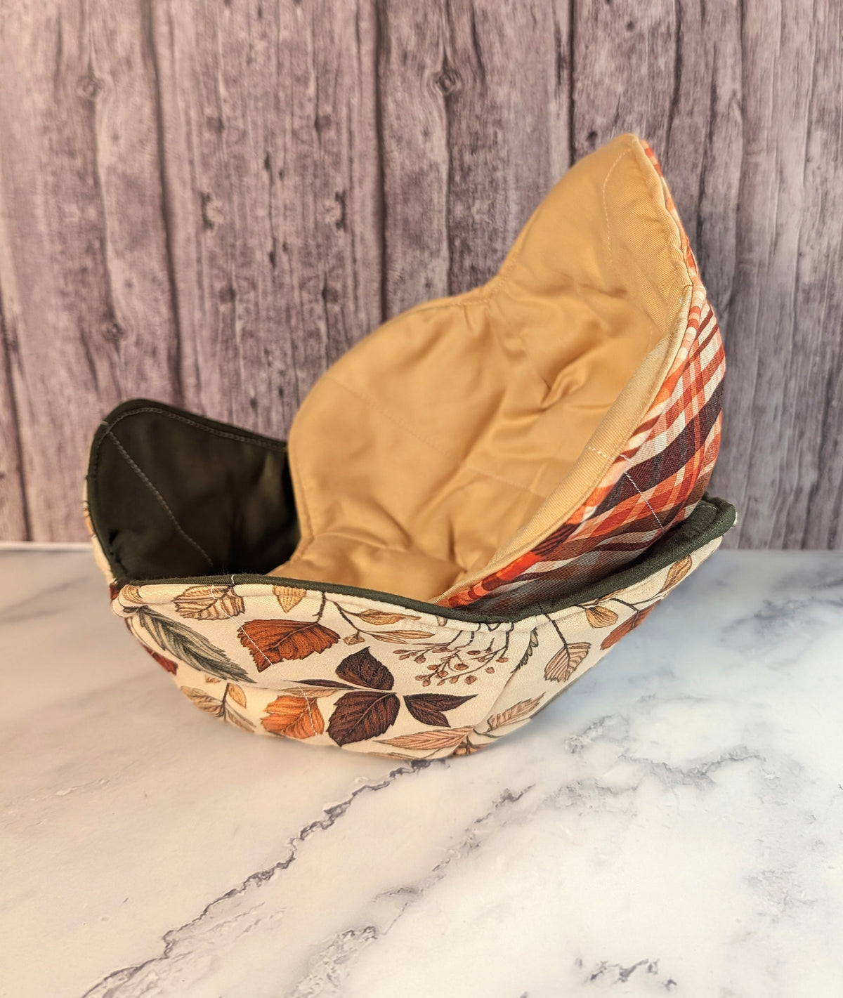 Quilted Fabric Bowl Cozy set #9