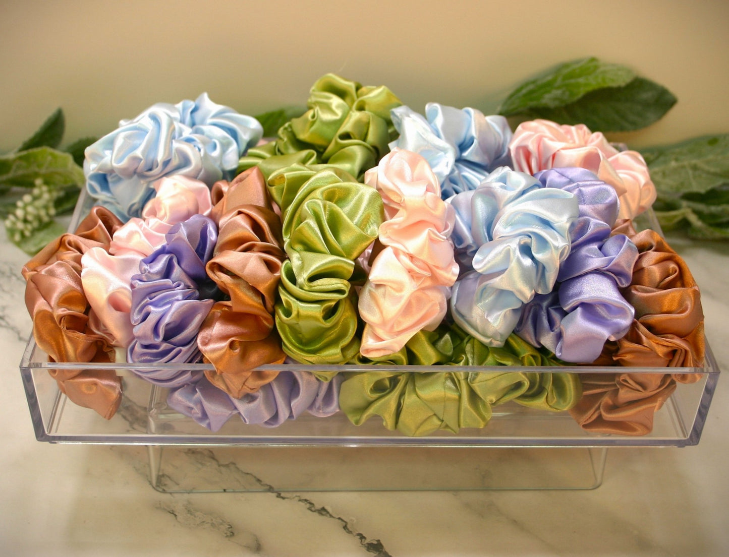 Satin Hair Scrunchies