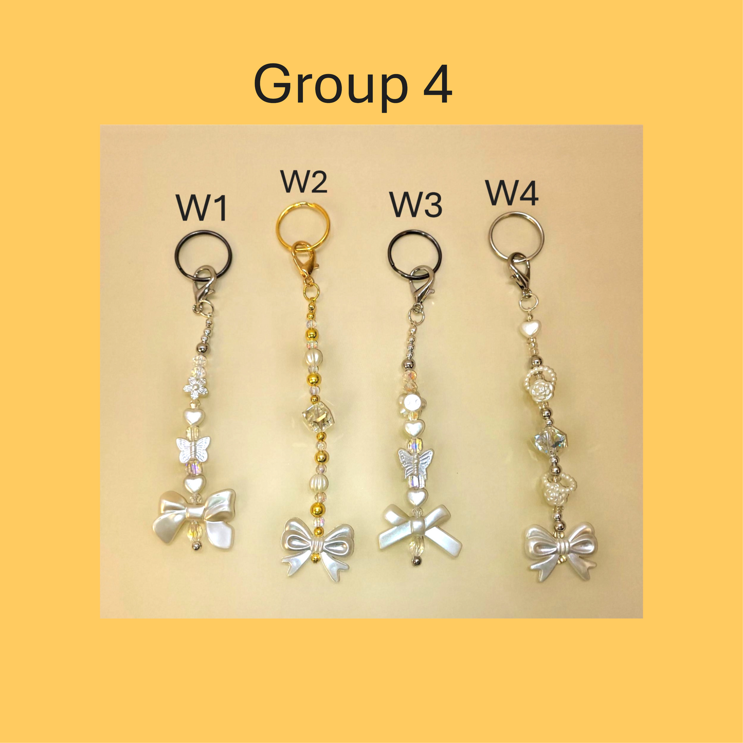 Beaded Key Chains, Groups 4,5,6